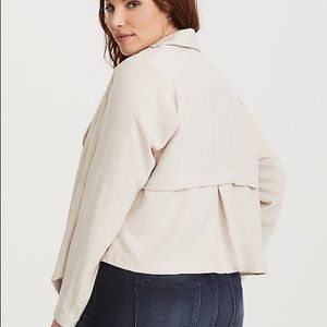 Torrid 4X Twill Drape Jacket - NWT